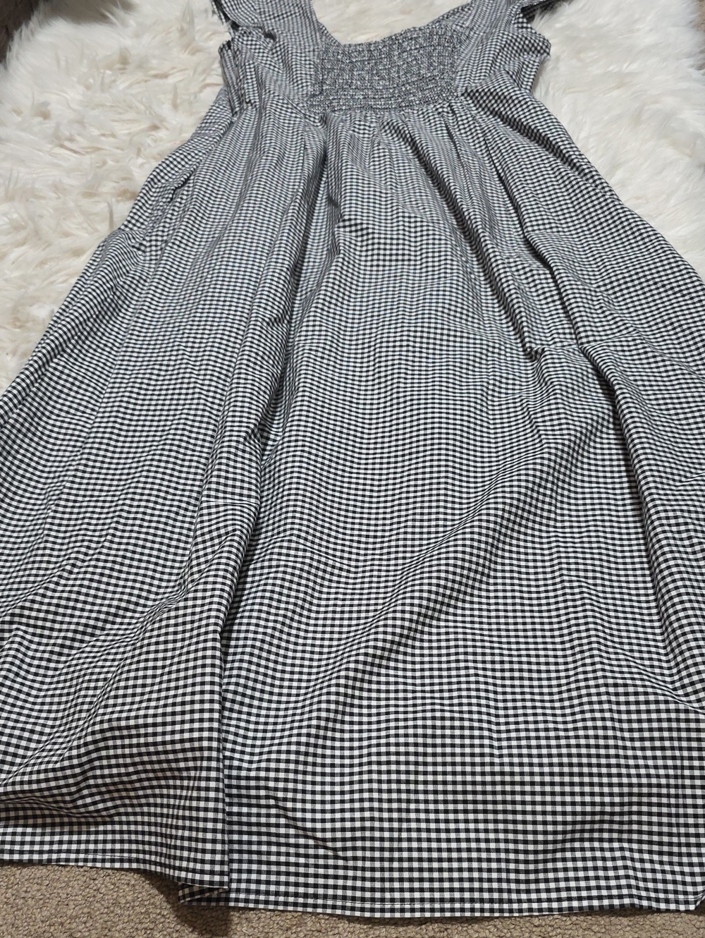 NWT A New Day Gingham Corset Midi Dress-Small - Picture 11 of 12